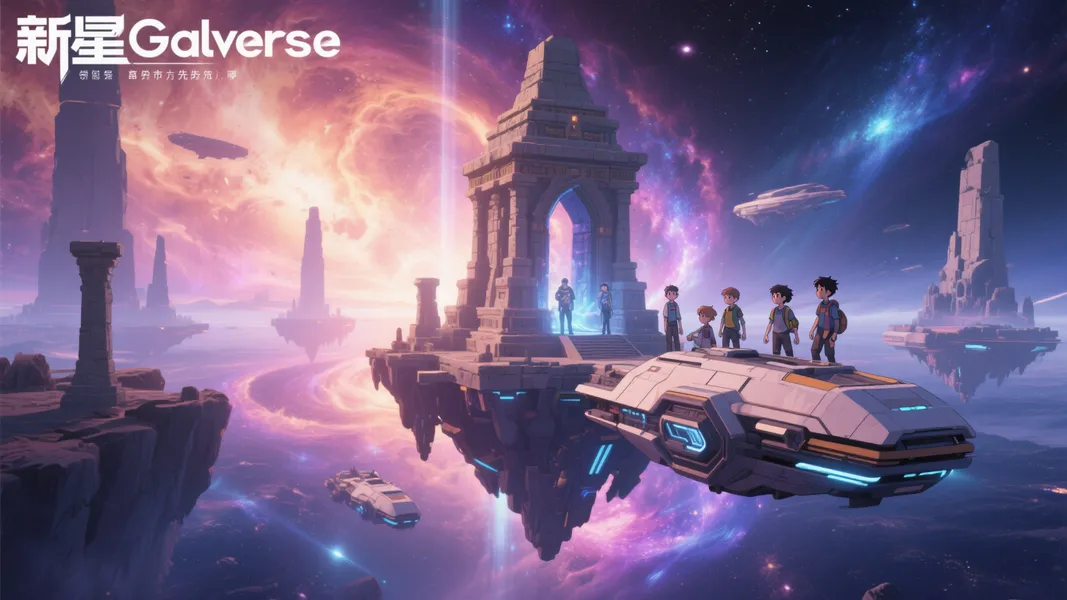 今夏热映！动画《新星Galverse》先行场景画面抢先曝光